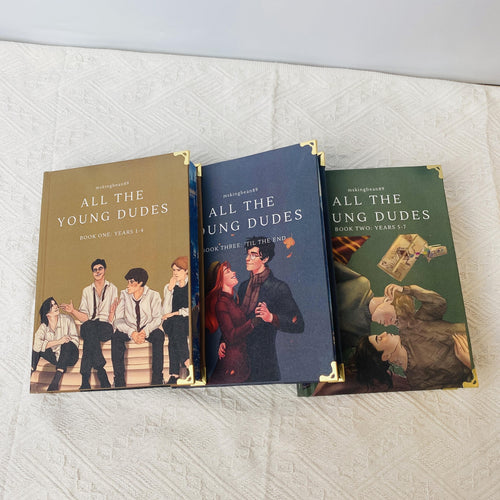 All the Young Dudes Hardcover Book Set, Vol 1-3 – Design A