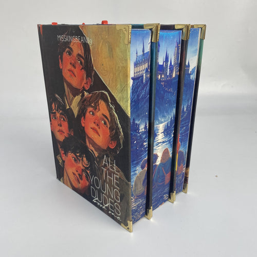 All the Young Dudes Hardcover Book Set, Vol 1-3 – Design B